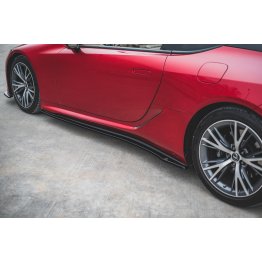 Накладки сплиттеры на пороги на Lexus LC 500